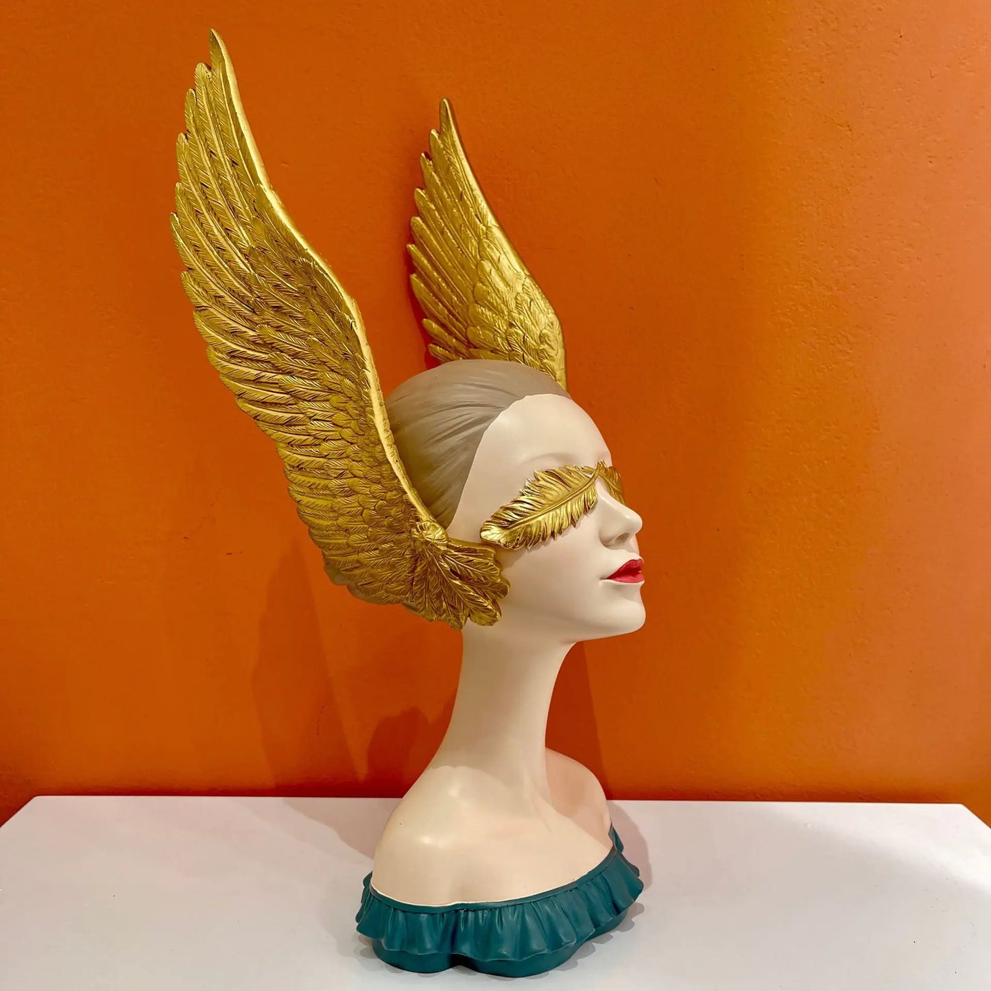 Creative Nordic Winged Goddess Resin Decor for Home
