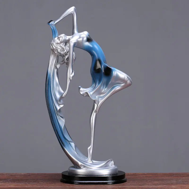 Modern Creative Dancing Girl Figurine for Home Decor