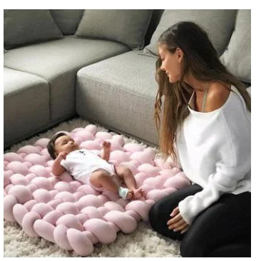 INS Handmade Twisted Cotton Floor Mat for Home Decor