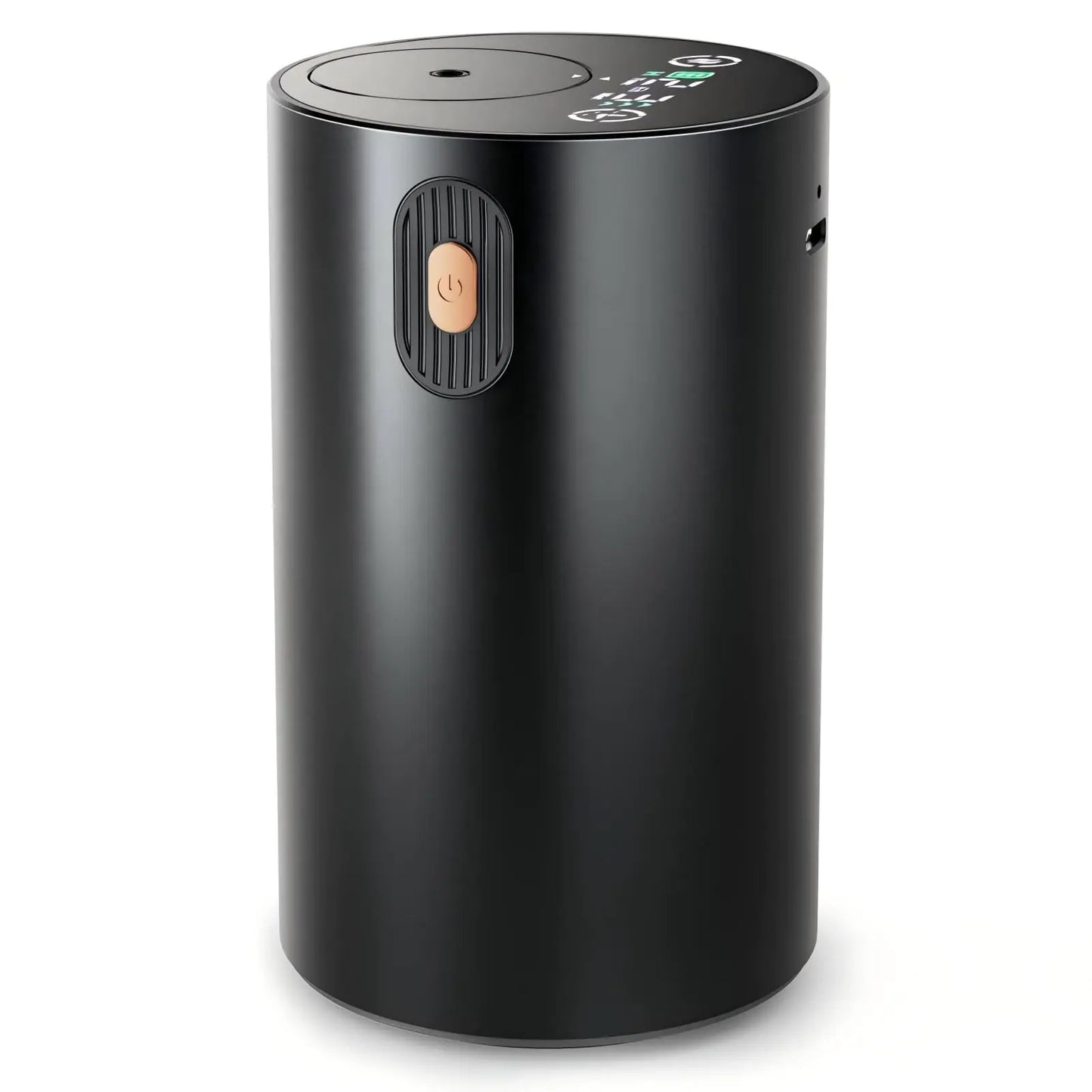 Waterless Essential Oil Diffuser Rechargable: Portable Aromatherapy Diffuser for Car and Home - 4 Concentration Adjustments and Timers - Gift for Christmas (Black)