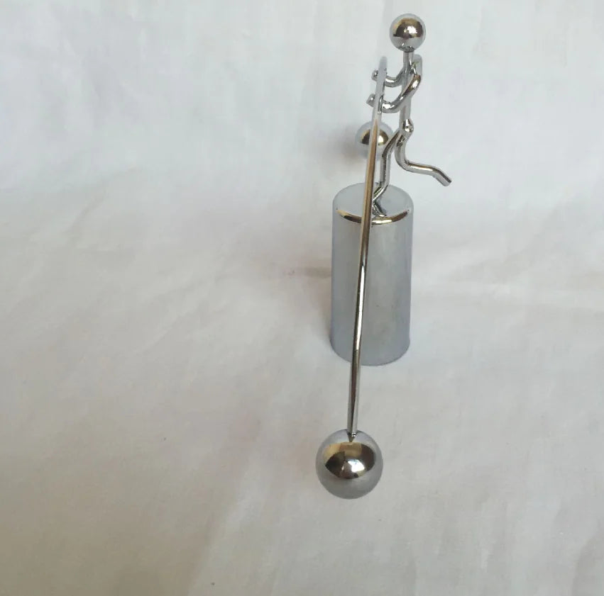 Metal Single Leg Balance Model for Home Decor and Gifts