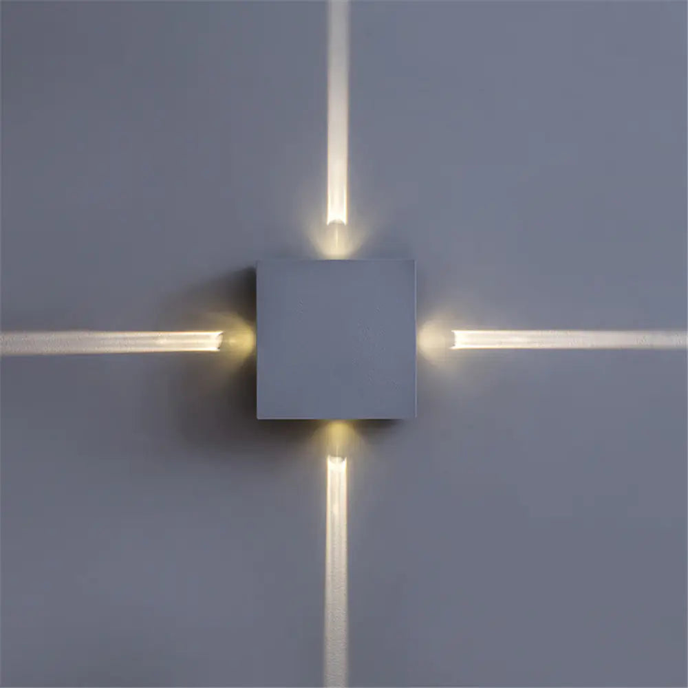 LED Cross Effect Wall Lamp for Modern Home Decor
