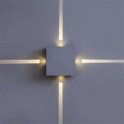LED Cross Effect Wall Lamp for Modern Home Decor