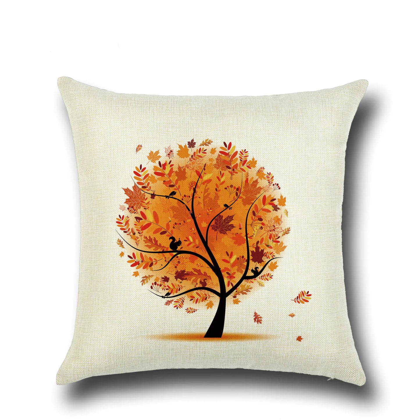 Stylish Cartoon Floral Tree Pillowcase for Home Decor