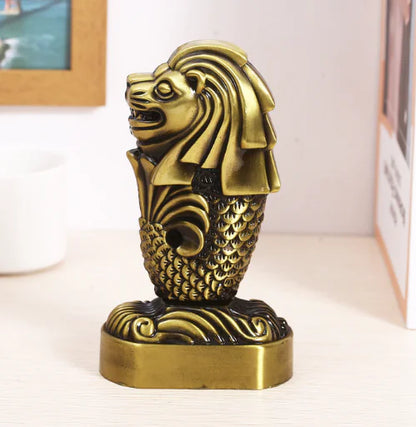 Singapore Merlion Metal Crafts Home Decor Model