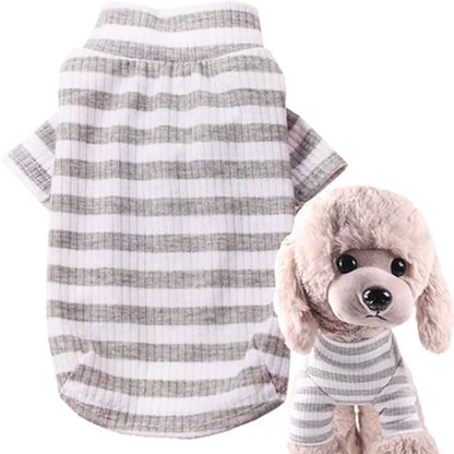 Striped Pet Stretch Garments
