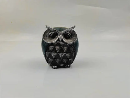 Owl Art Resin Decor