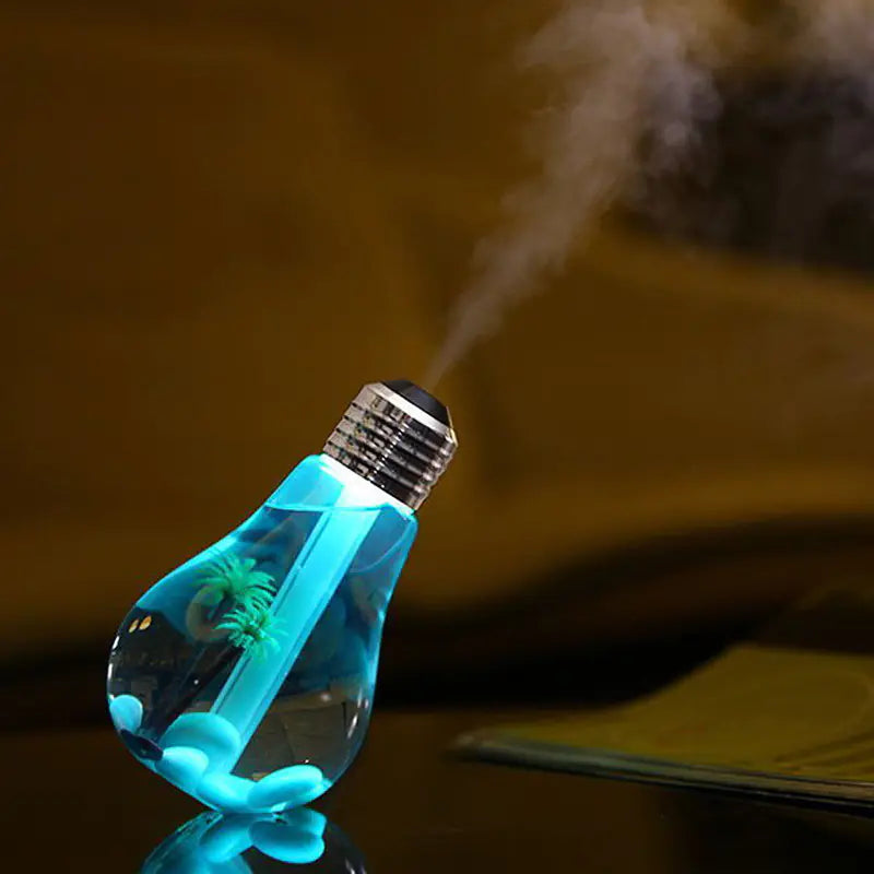 Humidifier with Bulb Design for Home Decor