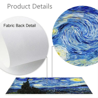 Abstract Leaves Canvas Print Poster for Home Decor