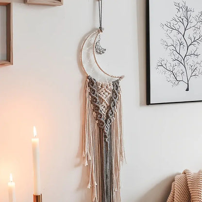 Handwoven Dream Catcher Tapestry for Home Decor
