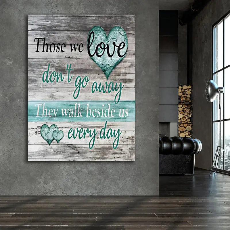 Love Memory Canvas Painting - Wall Art for Home Decor