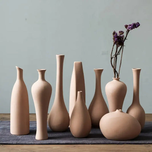Minimalist Nordic Ceramic Vase for Home Decor