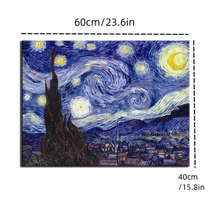 Abstract Starry Sky Canvas Wall Art for Home Decor