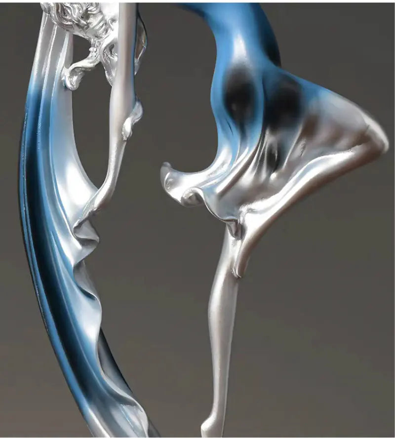 Modern Creative Dancing Girl Figurine for Home Decor