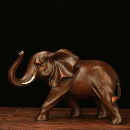 Resin Elephant Figurine for Home Decor (One Piece)