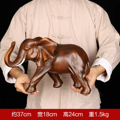 Resin Elephant Figurine for Home Decor (One Piece)