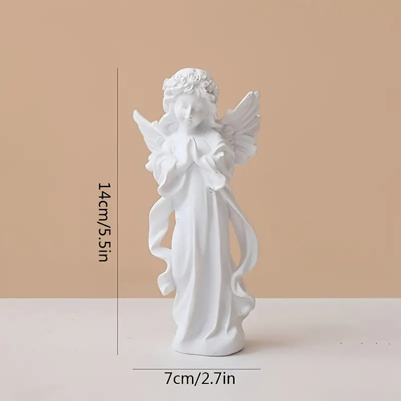 Adorable Angel Girl Sculpture for Home Decor (1 Piece)
