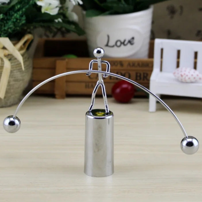 Metal Single Leg Balance Model for Home Decor and Gifts