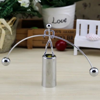 Metal Single Leg Balance Model for Home Decor and Gifts
