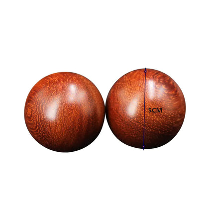 Wooden Health Ball Handcrafted with Red Sandalwood