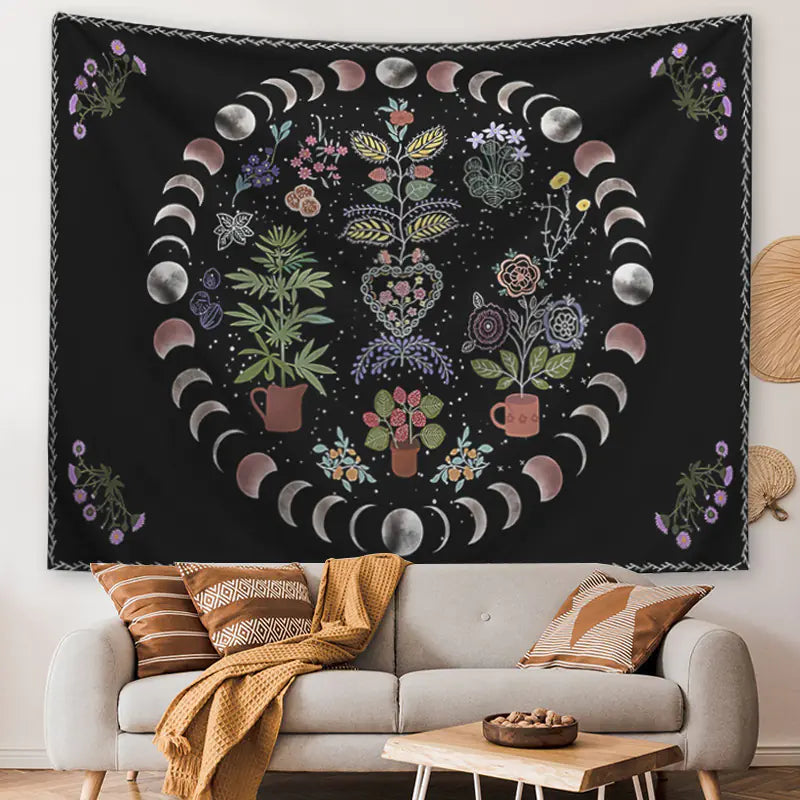 Mandala Series Sunstone Tapestry for Home Decor