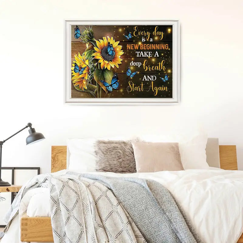Sunflower Canvas Painting - Wall Art for Home Decor