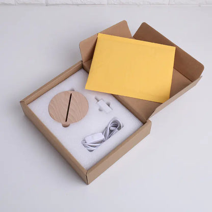 3D LED Moose Night Light for Bedroom Decor