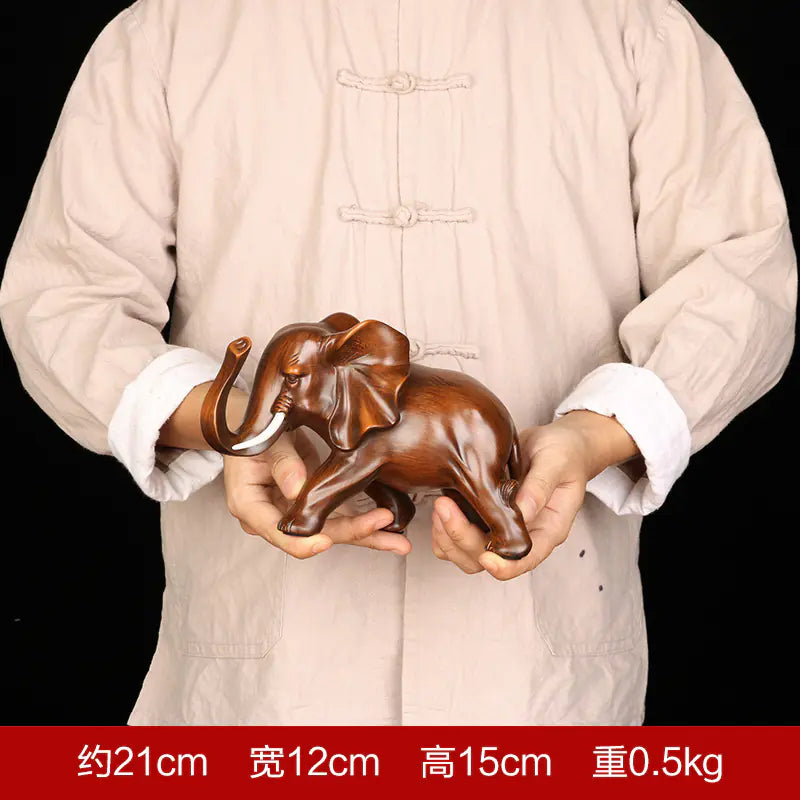 Resin Elephant Figurine for Home Decor (One Piece)