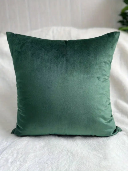 Velvet Embroidered Geometric Pillowcase for Home Decor