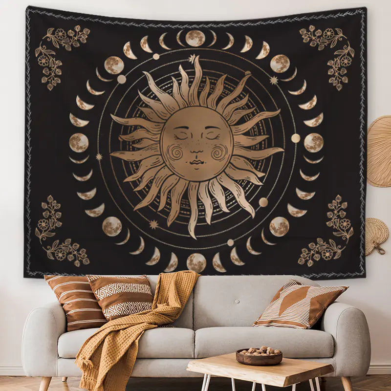 Mandala Series Sunstone Tapestry for Home Decor
