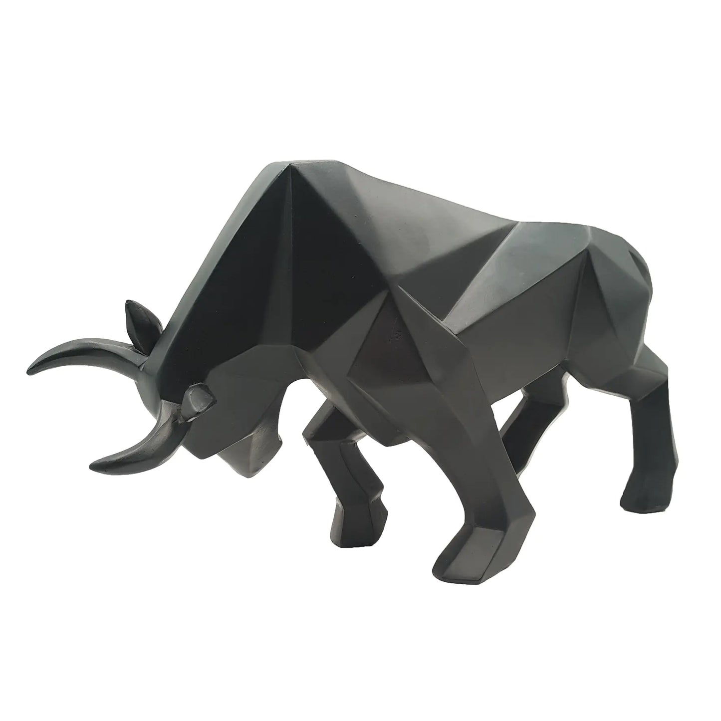Modern Bull Home Decor Resin Sculpture for Coffee Table