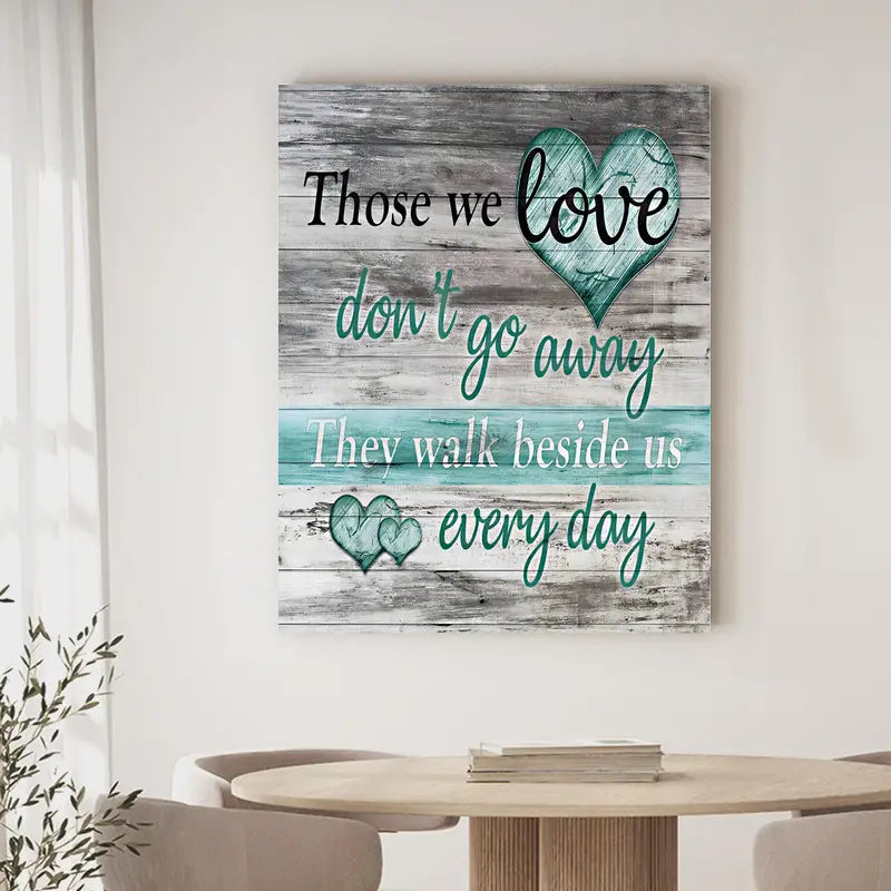 Love Memory Canvas Painting - Wall Art for Home Decor
