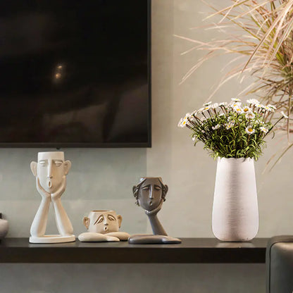 Nordic Style Resin Decorative Figurine for Home Decor