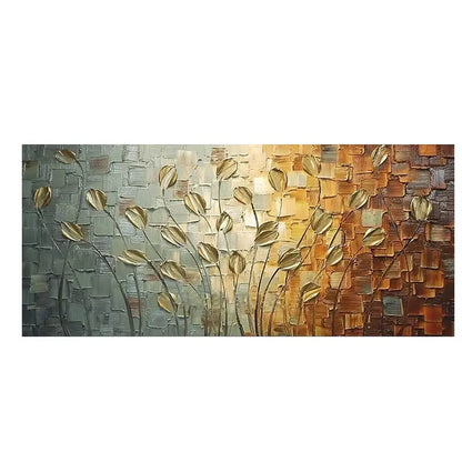 Abstract Leaves Canvas Print Poster for Home Decor