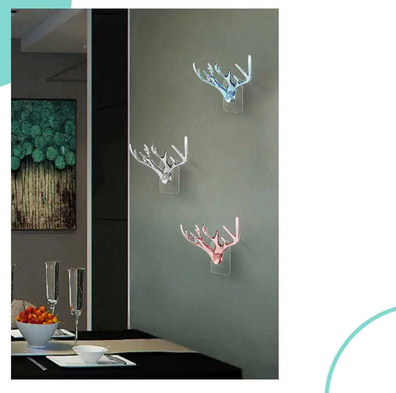 Antler Shaped Wall Hook for Aesthetic Home Decor