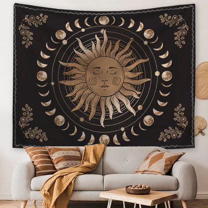 Mandala Series Sunstone Tapestry for Home Decor