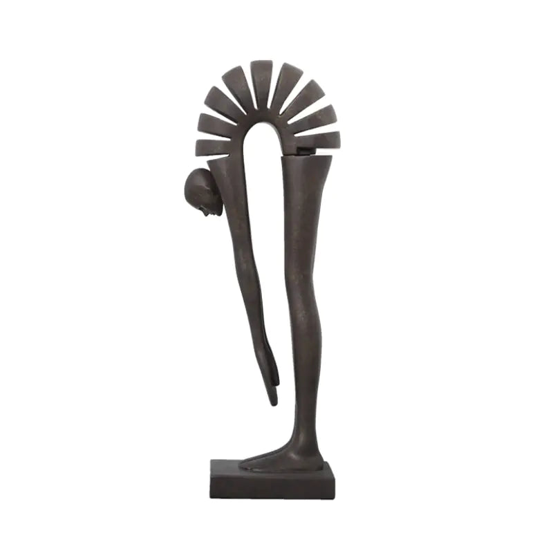 Modern Nordic Abstract Resin Figure for Home Decor