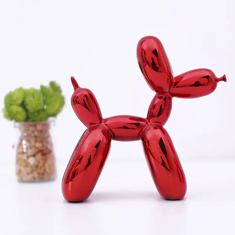 Modern Nordic Balloon Dog Figurine for Home Decor