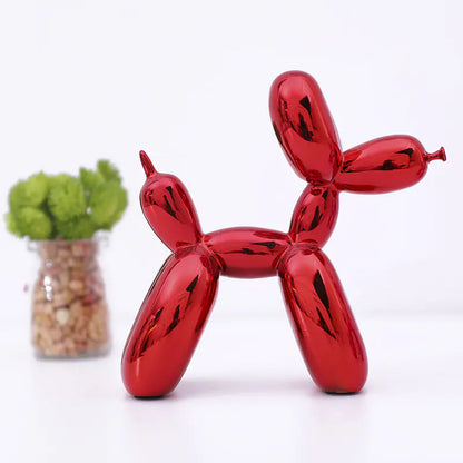 Modern Nordic Balloon Dog Figurine for Home Decor