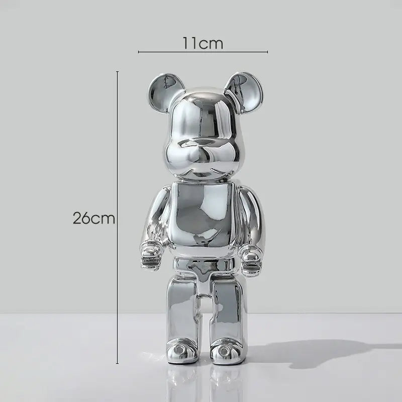 Luxury Electroplated Balloon Bear Decor for Home