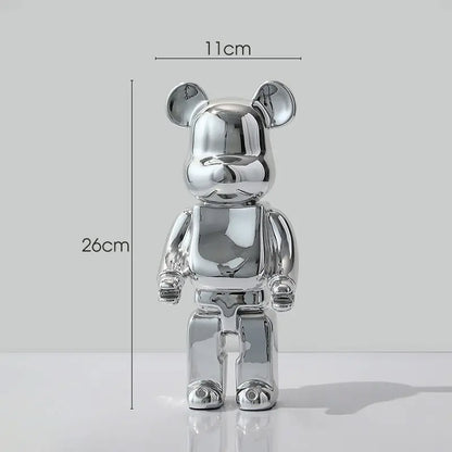 Luxury Electroplated Balloon Bear Decor for Home