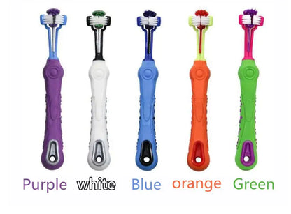 Double-Headed Toothbrush for Dog and Cat Dental Care