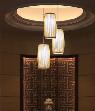 Creative Bamboo Pendant Light for Home Decor