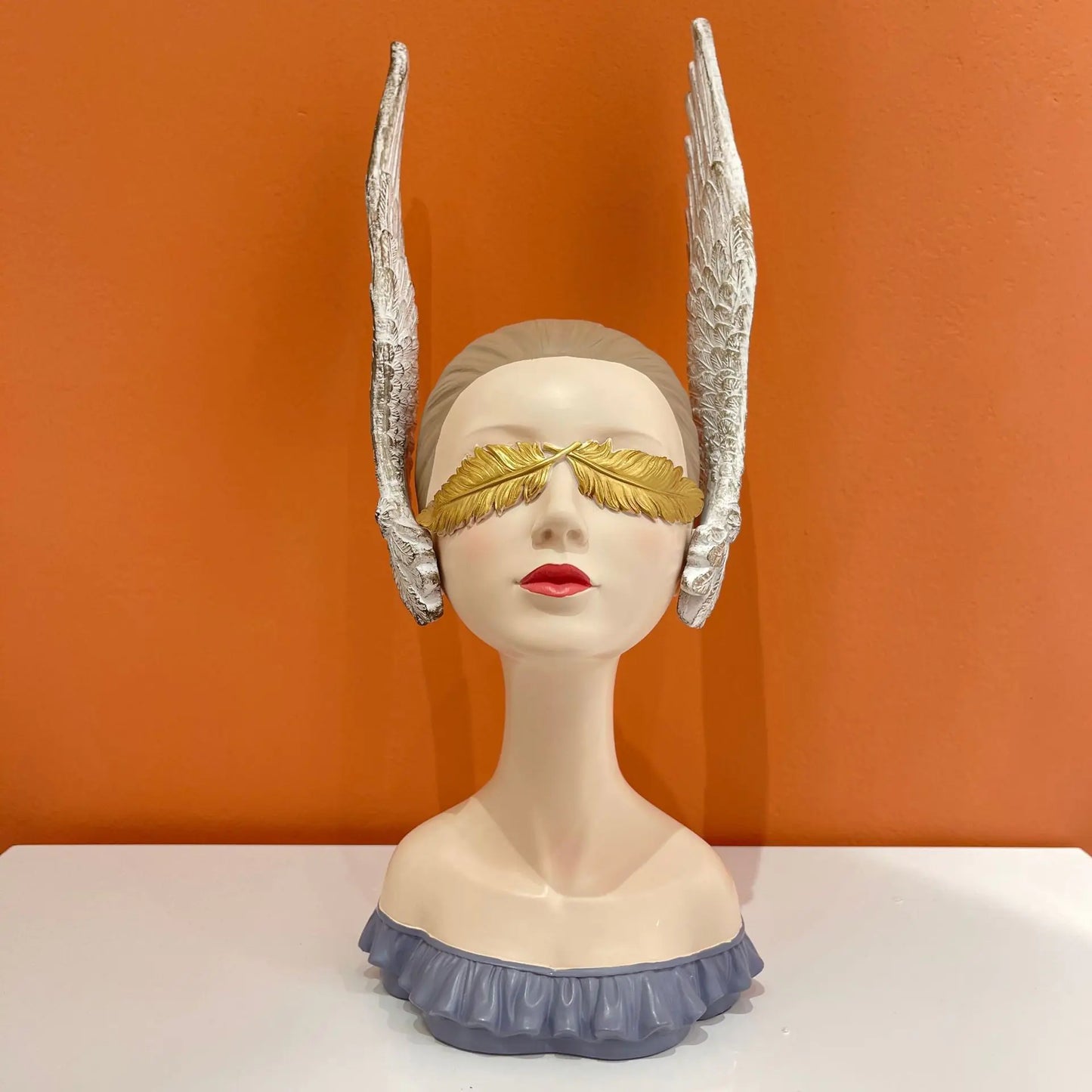 Creative Nordic Winged Goddess Resin Decor for Home