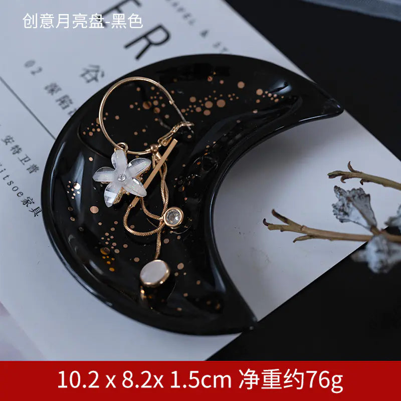 Nordic Ceramic Creative Moon Fruit Plate and Dish Decor