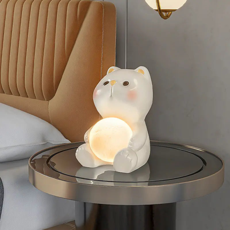 Cute Cat Night Light - Bedroom Decor and Gift