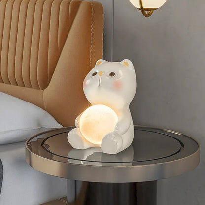 Cute Cat Night Light - Bedroom Decor and Gift