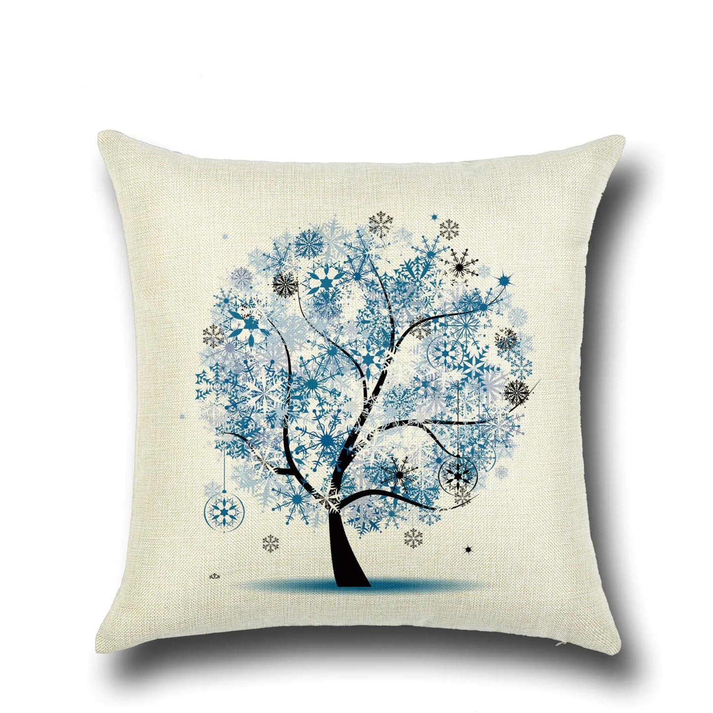 Stylish Cartoon Floral Tree Pillowcase for Home Decor