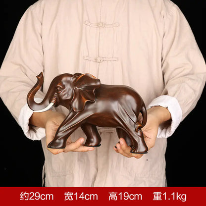 Resin Elephant Figurine for Home Decor (One Piece)