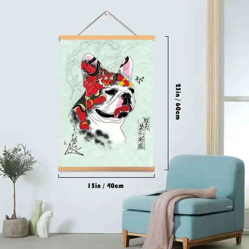 Cute Cat Canvas Wall Art for Home Decor (1pc)